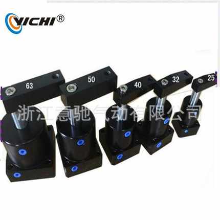 回转夹紧转角下压气缸旋转90度 SRC25 32 40 50 63缸径齐全气缸