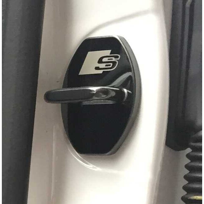 适用于奥迪DUAI全系S RS7 S3 S8 S5 SQ5 RS5 RS6汽车门锁盖不锈钢