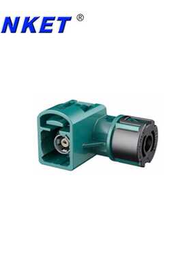 59K2LK-1M4A4-Y FAKRA 连接器总成，弯头母端，单腔，防水 插座