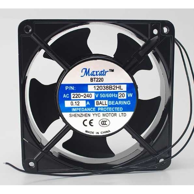 maxair BT220轴流风扇 BT12038B2H 超声波焊接机220-240V散热风扇