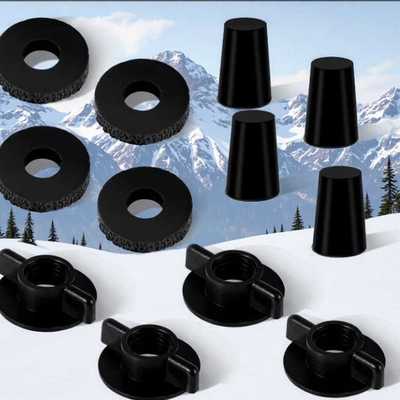 Berkey 滤水器系统配件替换套件组合 端壳 胶垫直饮水滤瓶