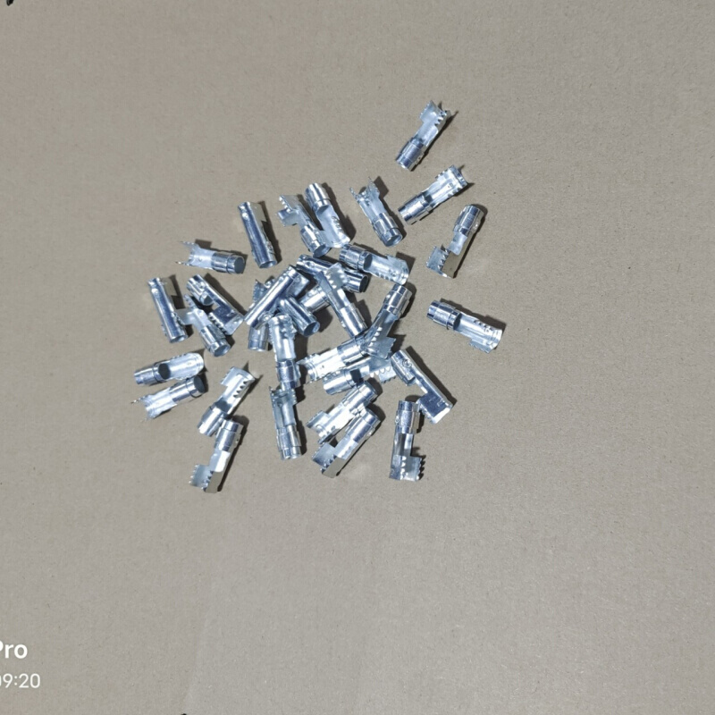 44399 180度弹簧锁火花塞端子50件套散装7-8毫米