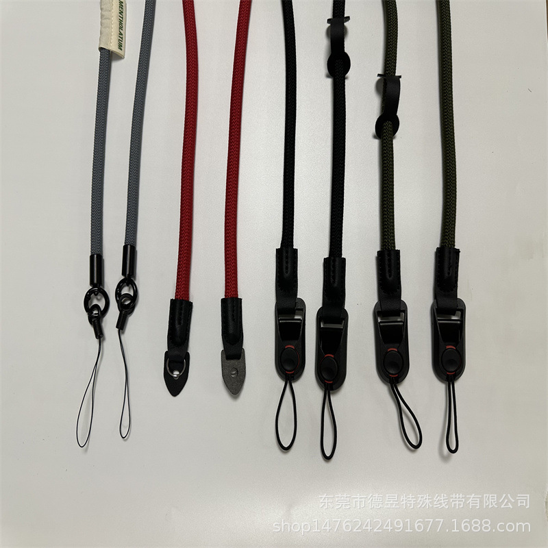 可斜跨防丢手机挂绳 短款手腕挂绳 快撤式相机挂绳