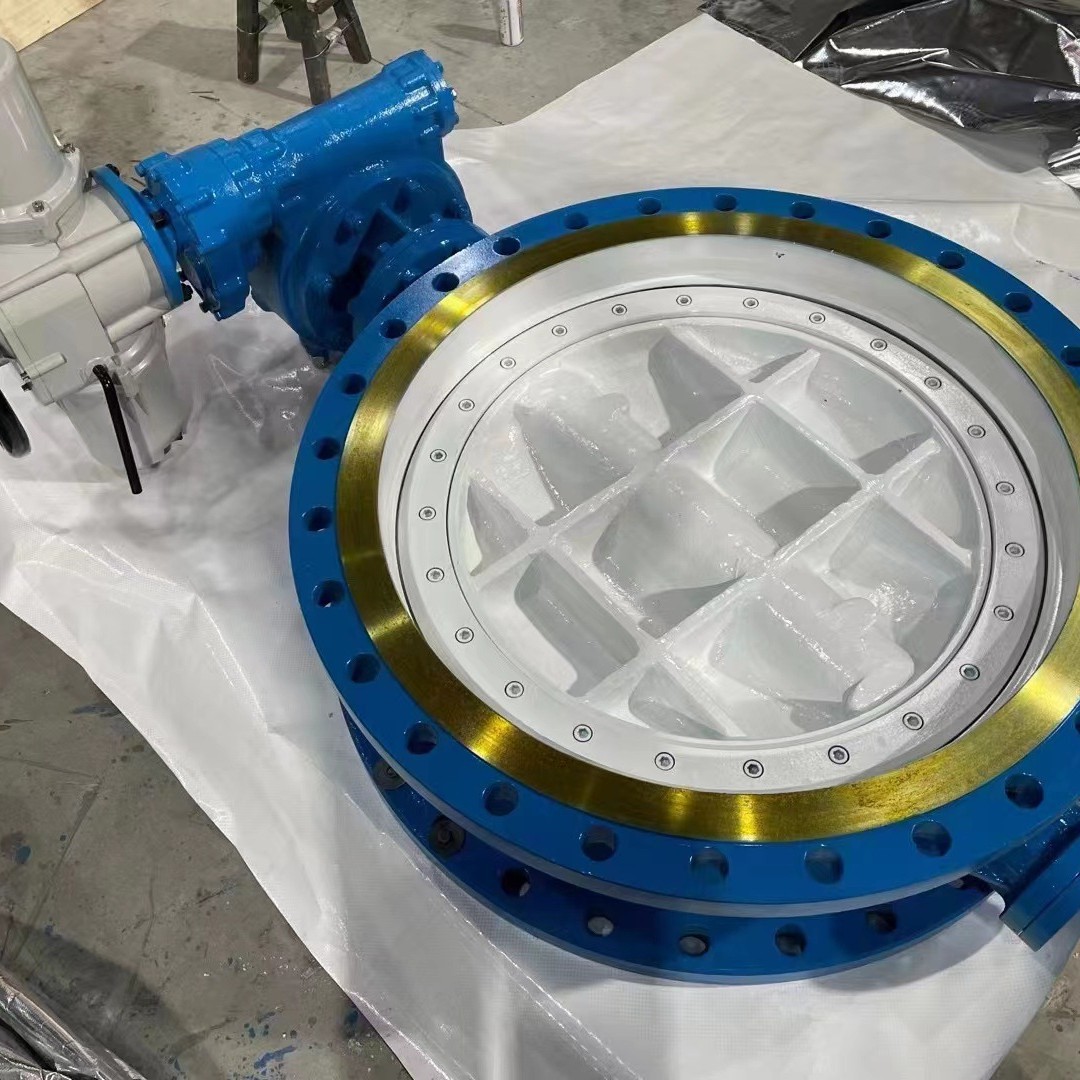 电动蝶阀D941X-10 DN1000 零泄露 软密封 法兰 铸钢 智能一体式