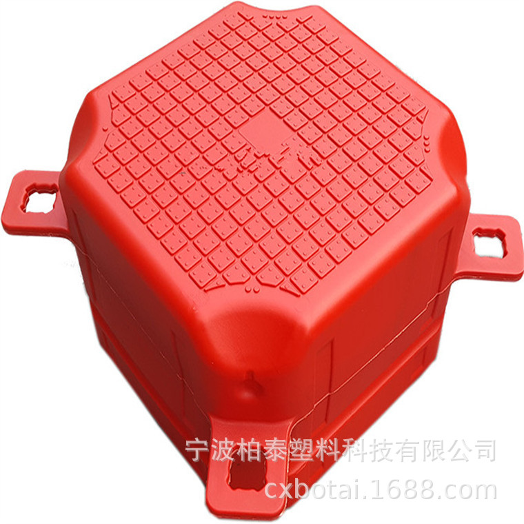 塑料浮筒 浮桥码头摩托艇泊位钓鱼平台 50*50*40
