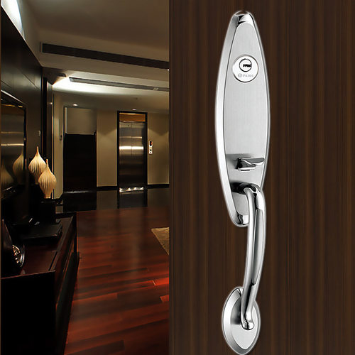 执手机械门锁J7650别墅门锁 别墅双开门锁 对开门锁 木门锁