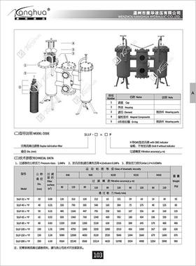 供应SLLF系列双筒大流量润滑过滤器 滤油器高效滤芯可清洗