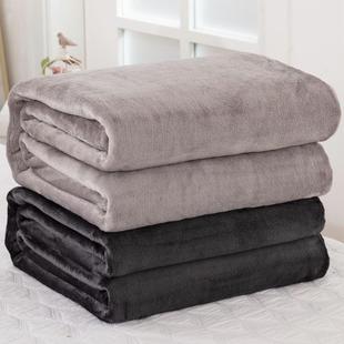 珊瑚绒毯子铺床午睡办公室单人法兰绒毛毯学生宿舍薄被单夏季薄款