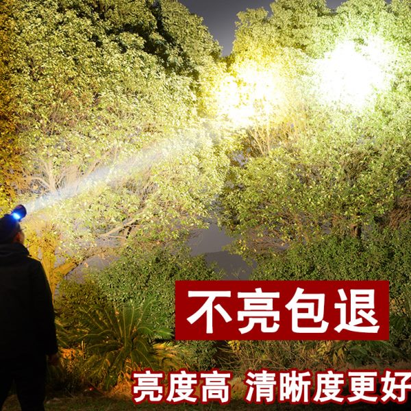 强光头灯超长续航充电超亮头戴式手电筒感应钓鱼专用远射夜钓赶海