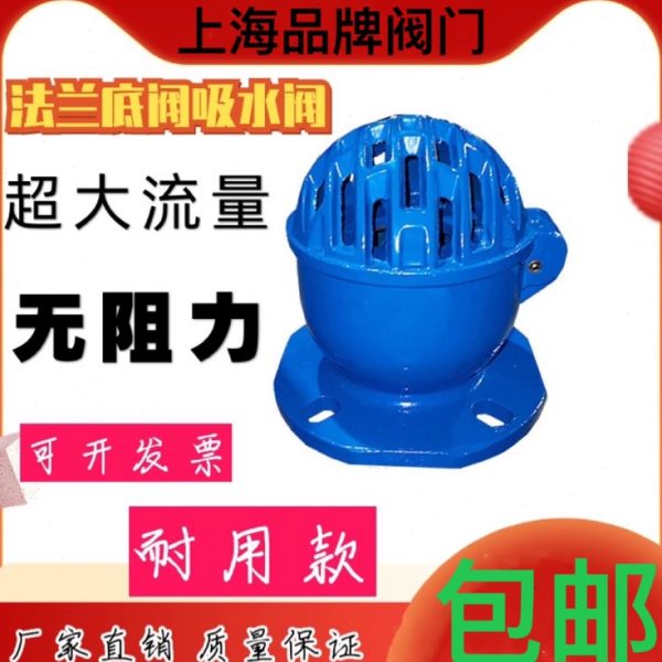 新型底阀H42X-16水泵吸水铸铁法兰底阀升降式井底阀DN65801001250