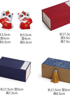 新中式中国风招财进宝醒狮石狮子一对办公室桌面家居装饰品小摆件