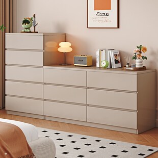 优选全实木斗柜简约现代卧室床尾柜家用五斗六斗八斗柜客厅收纳储