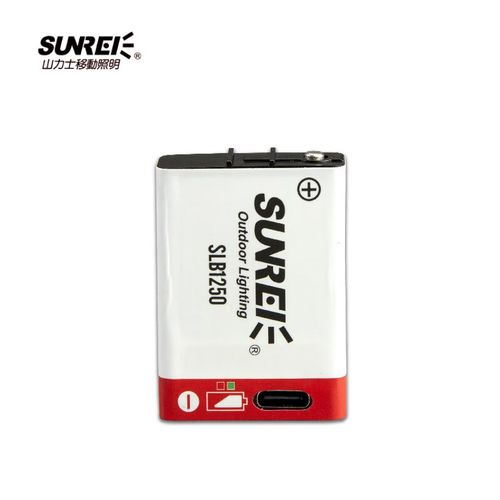 优选山力士头灯悦动S锂电池户外登山充电锂电池125mAh充电电池