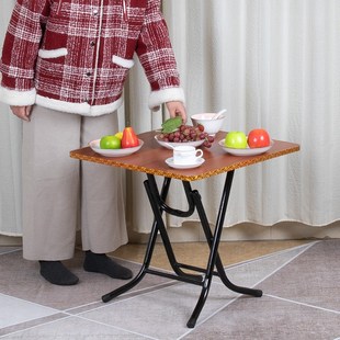 出租房小餐桌 可站立60 60折叠桌家用 吃饭小桌子 方形折叠吃饭桌