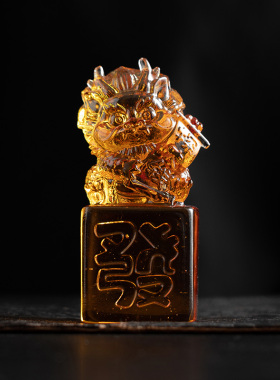 发财龙摆件琉璃工艺品家居客厅茶桌装饰品新居乔迁店铺开业礼品