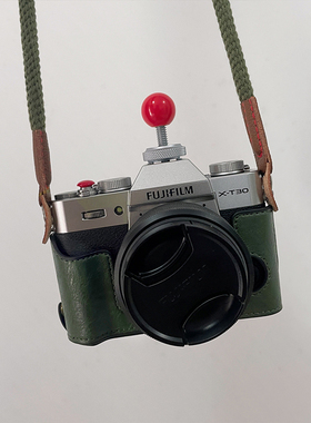 适用于富士微单相机肩带挂脖背带绿色圆孔斜跨背带挂脖绳