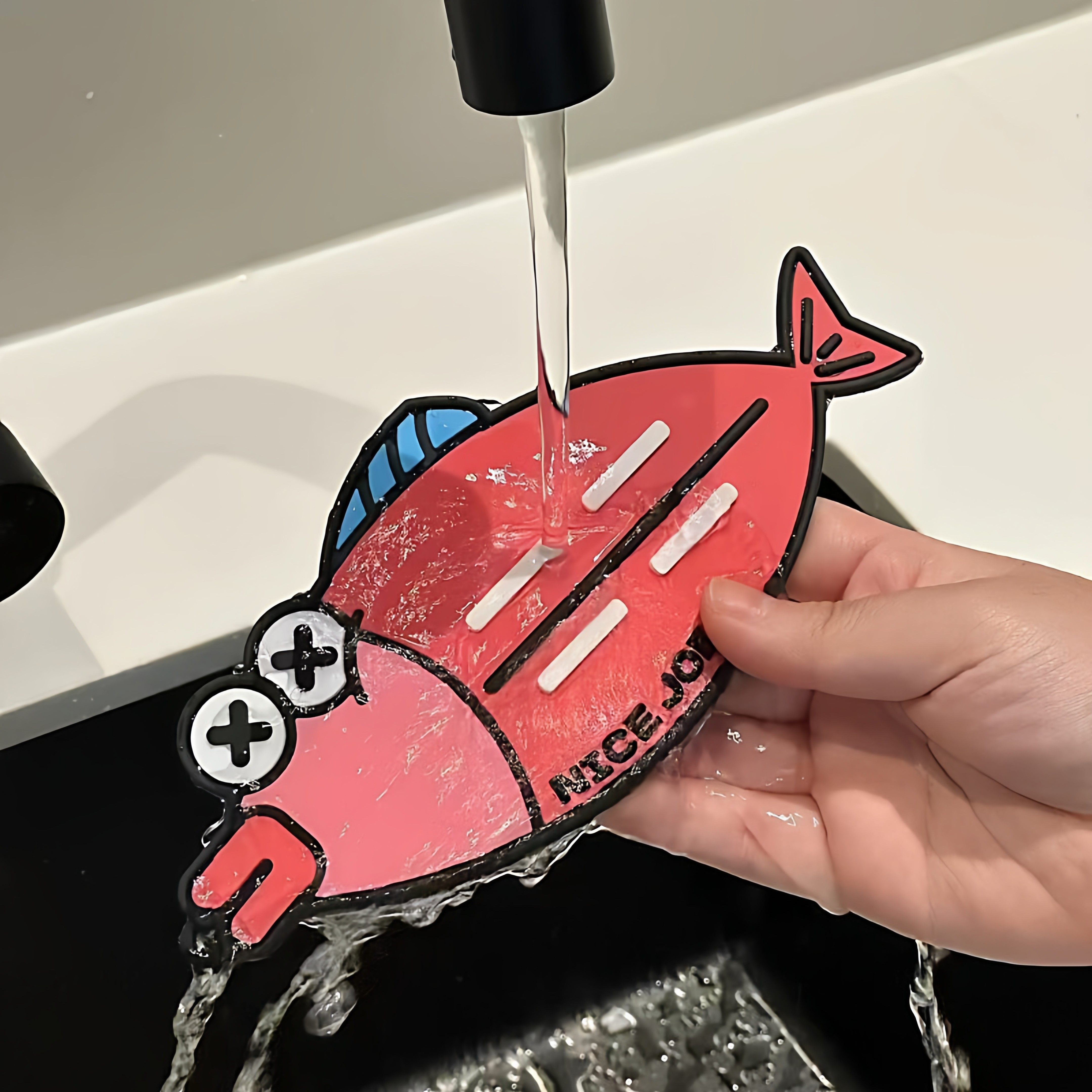 晕晕鱼沥水垫家用厨房台面硅胶沥水锅盖架防滑锅铲勺放置防烫垫子,餐饮具,防烫/防滑保护垫,淘宝优惠券,粉丝福利购,淘宝优惠卷