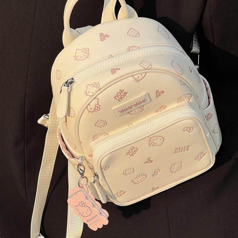 哈喽Kitty双肩包女生旅游轻便背包高颜值大容量学生通勤书包新款