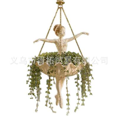 跨境新品 Ballet Dancer Hanging Planter芭蕾舞者吊盆