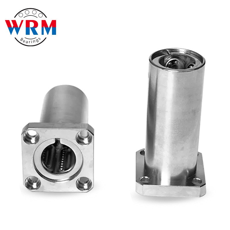 不锈钢方法兰直线轴承SLMK10L SLMK12L SLMK16L SLMK20LUU/GA加长