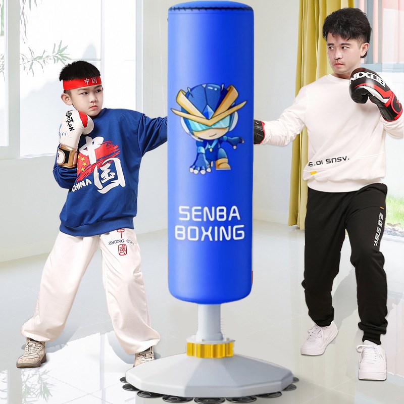 拳击沙袋儿童家用立式沙包不倒翁搏击跆拳道拳靶成人散打训练器材