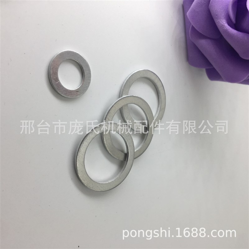 垫圈1.5mm铝垫片高温铝密封铝介子M10M12M14M16M18M20不锈钢垫片