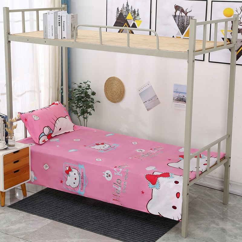 BC10床单学生工厂职工宿舍单人寝室上下铺亲肤裸睡褥单单件学生两