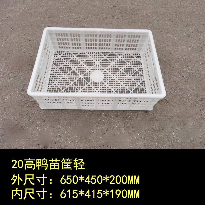 加厚塑料鸡鸭筐水果蔬菜冷冻筐冷库周转筐鸡苗筐运输胶筐