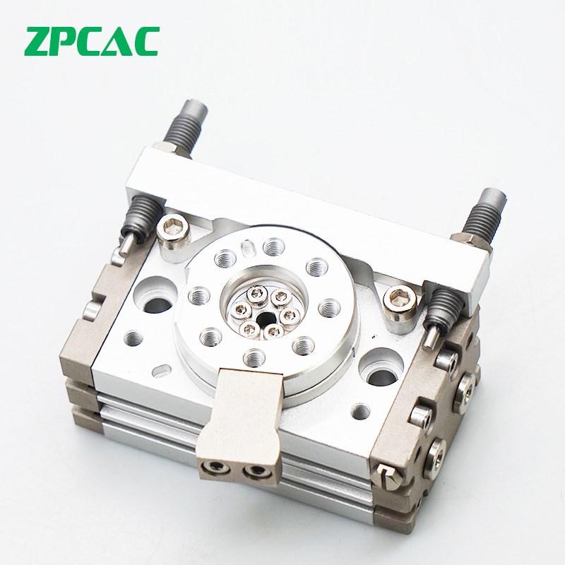 摆台气缸MSQB-10/20/30/50L2 L3 180度旋转气缸90 带缓冲器