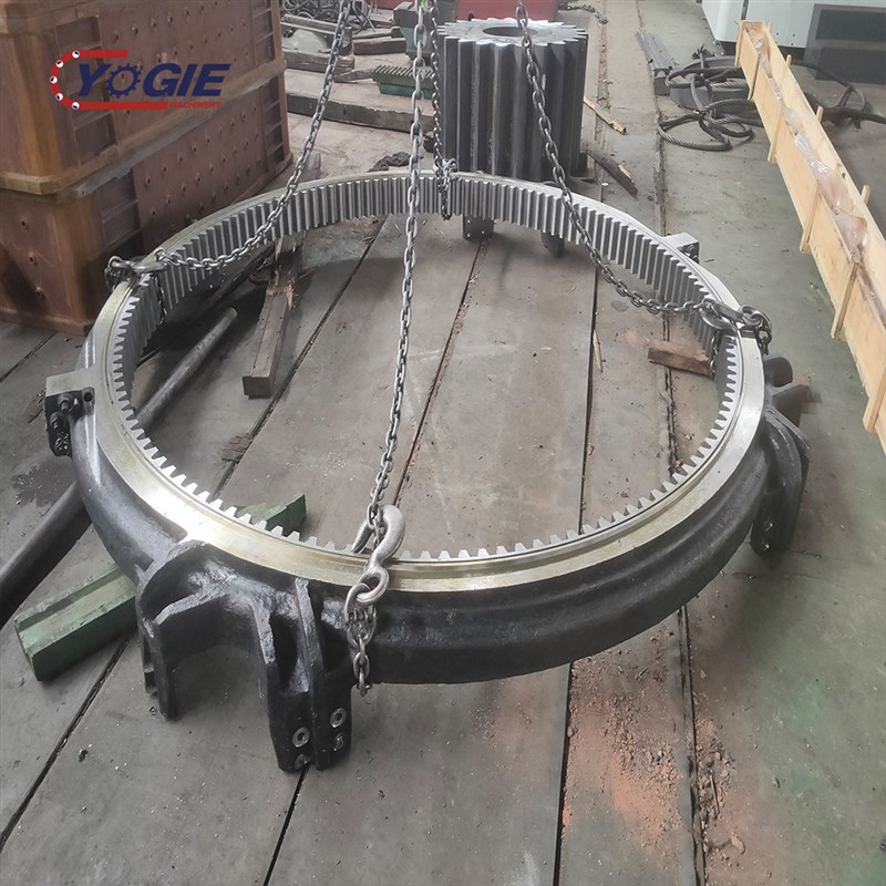 洛阳厂家五轴数控铣加工生产外圈内齿圈大分段齿轮齿条