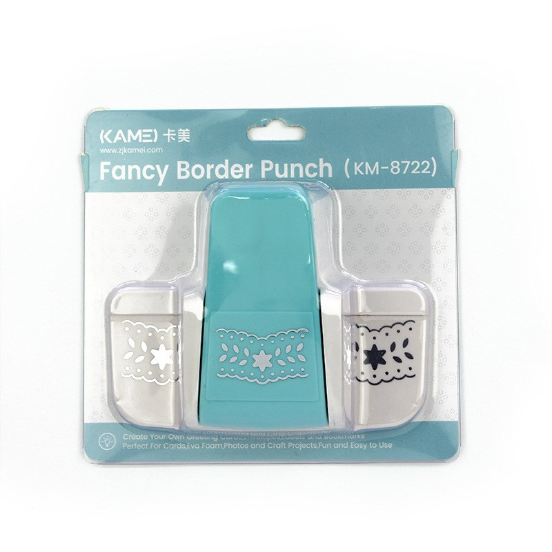 花边镂空压花机 个性化儿童省力款手工图案压花器 卡美花型打孔机