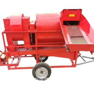 晃筛震动花生秧果分离机 进料装袋花生摘果机 安徽四川干湿花生机