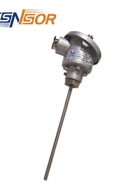 ZYSENSOR温度传感器1*PT100 管径6MM 管长150MM 带PR5333A变送器