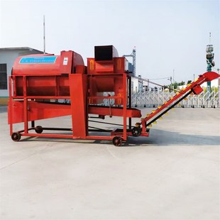 自动装袋花生摘果机农用花生脱果机柴电两用花生秧果分离机打果机