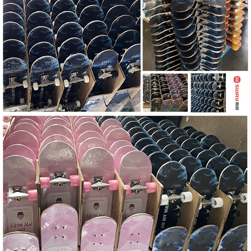 滑板厂家定制定做长板短板双桥板陆地冲浪板闪光S5S6CX4支架打样