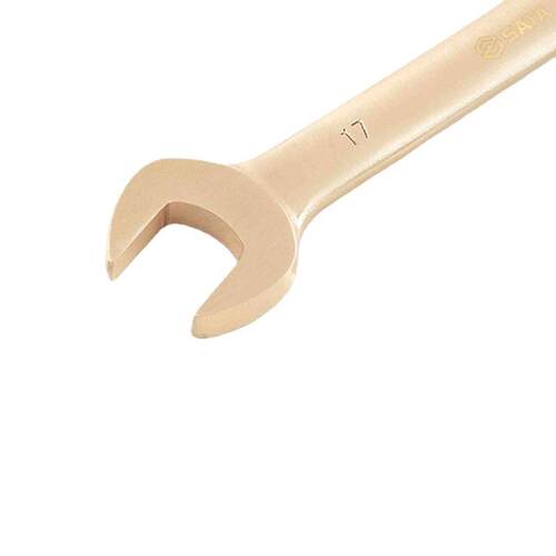 世达(SATA)31112铍青铜两用扳手梅花开口扳手呆扳手手动工具17MM