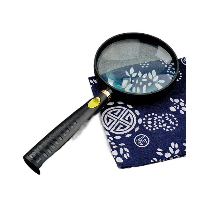 供应放大镜-5倍阅读放大镜手持式便携老人读书手机信息