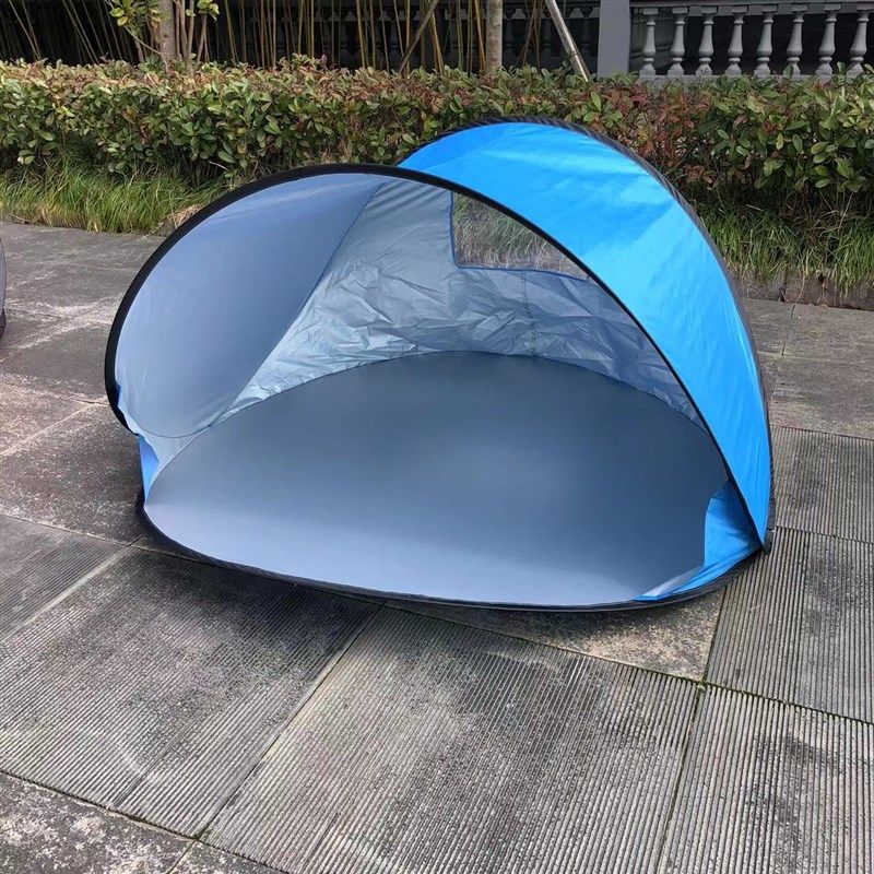 户外遮阳帐篷 简易沙滩遮阳帐篷 钓鱼帐篷双人便捷钓鱼帐沙滩帐篷