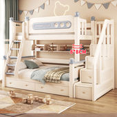 优选上下床双层床全实木高低床小户型大人两层子母床上下铺木床儿