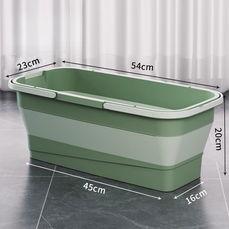 可折叠拖把桶长方形拖地拖布桶平板拖把挤水桶单桶沥水盆洗车涮地