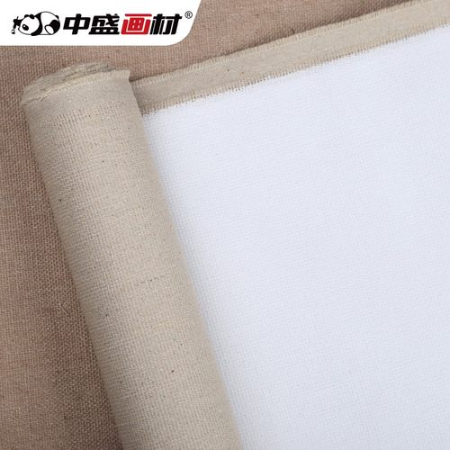 优选T5K中纹亚麻混纺涂层油画布 幅宽224cm