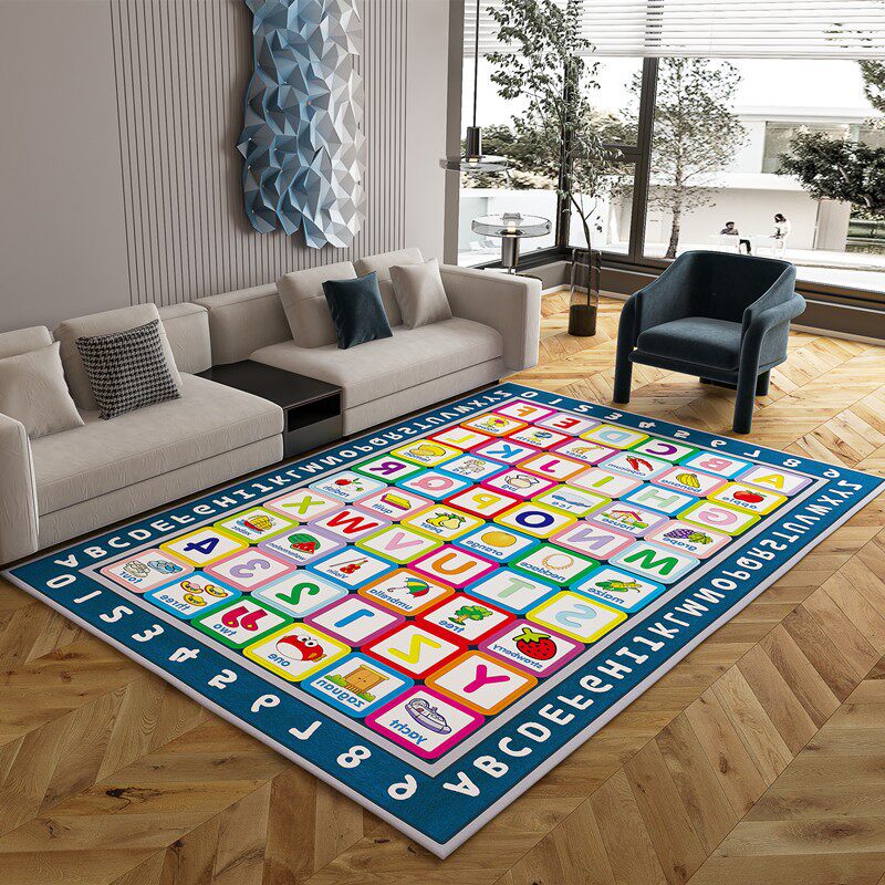 优选地暖垫石墨烯地热垫碳晶加热垫卡通电热地毯家用取暖器儿童爬