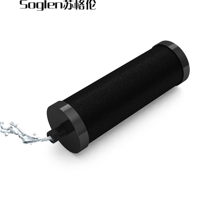 苏格伦201A不锈钢龙头净水器活性炭滤芯厨房管道净水子母机滤芯