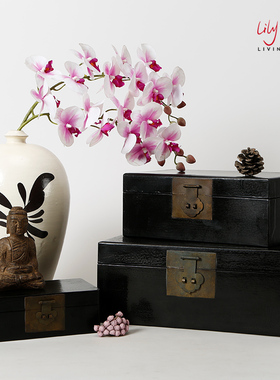 优选华伦家具盒子摆件中式首饰盒收纳盒样板房间家居软装搭配饰品