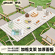户外折叠桌子露营桌椅可携式 备用品 野餐蛋卷桌月亮椅子野营全套装