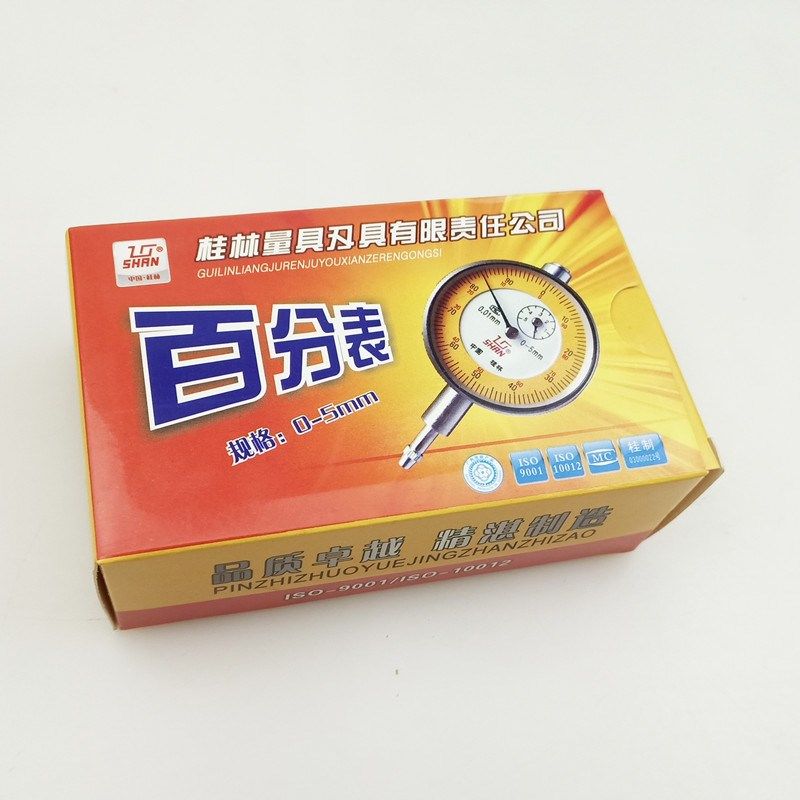 优选桂林小表头小表盘百分表42mm高精度测量0-3-5指示表桂量人气