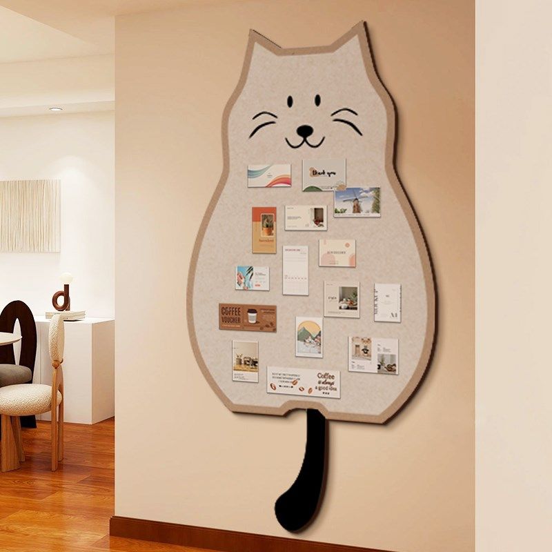 优选小猫墙面护墙板房间卧室装饰房间布置背景墙遮丑毛毡板墙贴照,家居饰品,软装墙贴,淘宝优惠券,粉丝福利购,淘宝优惠卷