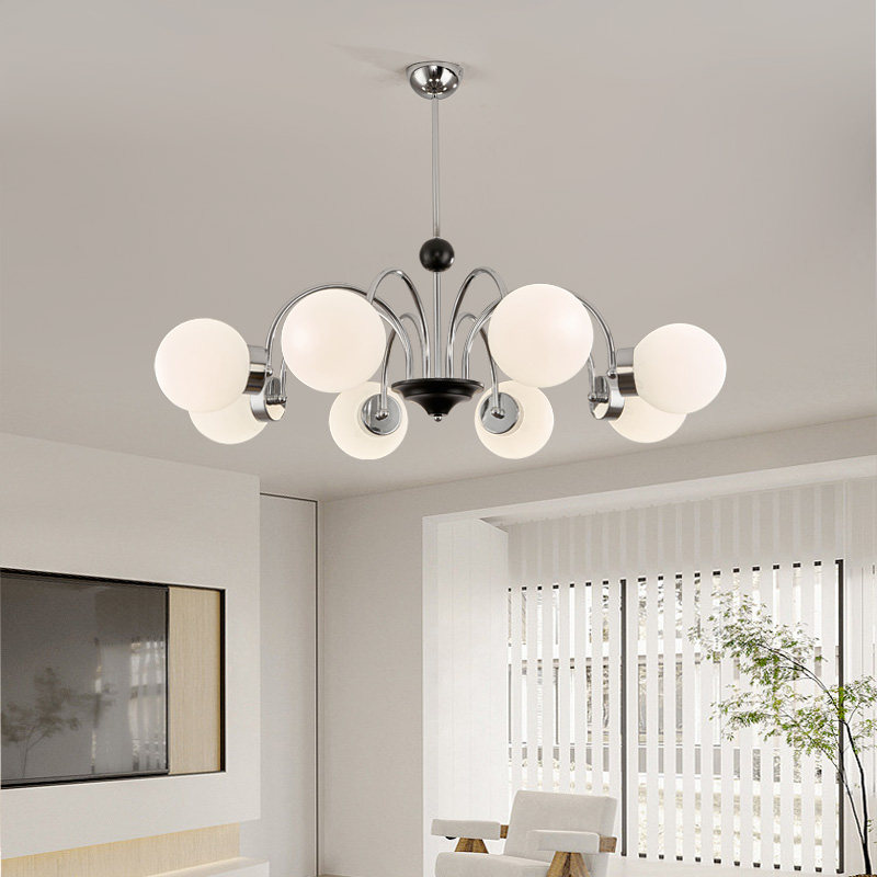 优选包豪斯客厅吊灯法式中古创意餐厅吊灯复古奶油风主卧室房间节