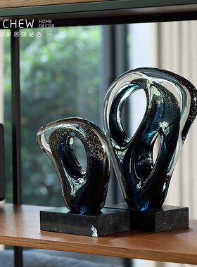 优选意式轻奢镂空大理石底座水晶电视柜办公桌酒柜装饰设计师高端