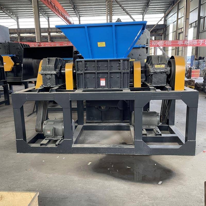 旧家具塑料托盘粉碎设备橡胶轮胎破碎机油漆桶纸张塑料撕碎机